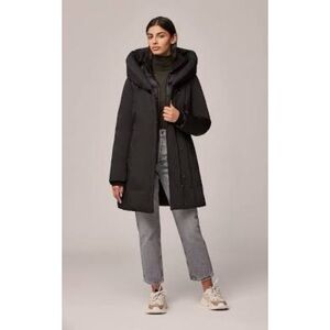 Soia & Kyo CAMELIA-C Down Coat — NWT — Black — Medium